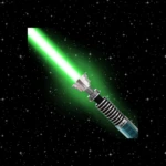 gun simulator & lightsaber sounds android application logo